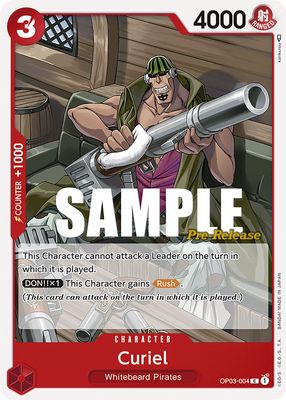 Curiel OP03-004 card