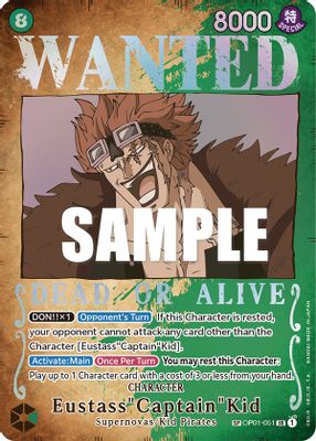 Eustass"Captain"Kid OP01-051 card