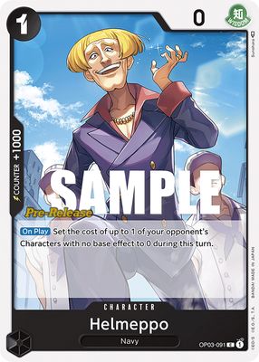 Helmeppo OP03-091 card