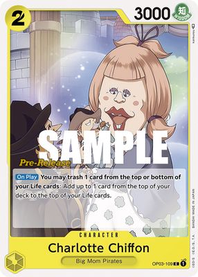 Charlotte Chiffon OP03-109 card
