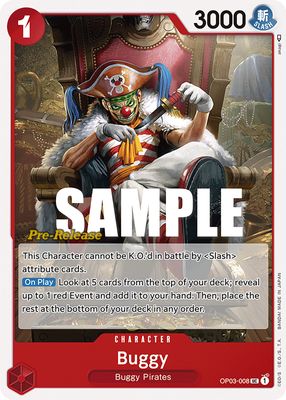 Buggy OP03-008 card