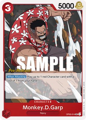 Monkey.D.Garp OP03-014 card