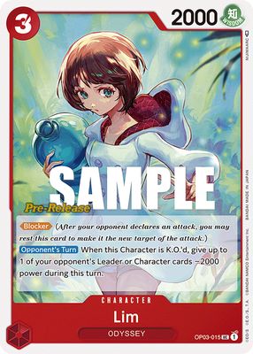Lim OP03-015 card