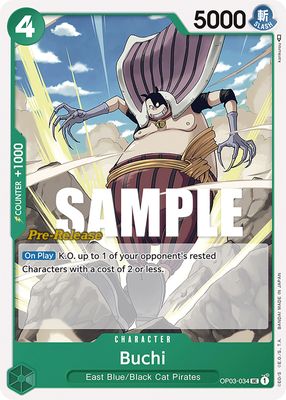Buchi OP03-034 card