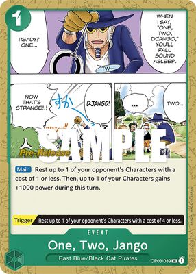 One, Two, Jango OP03-039 card