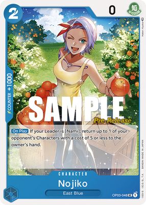 Nojiko OP03-048 card