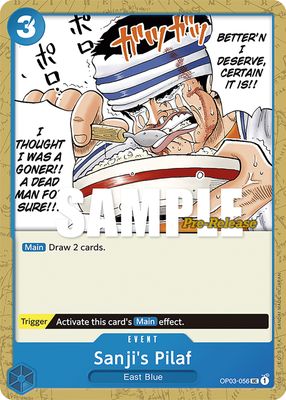 Sanji's Pilaf OP03-056 card