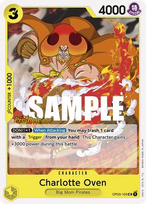 Charlotte Oven OP03-105 card