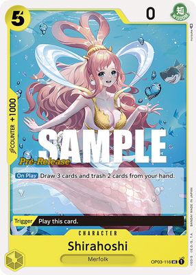 Shirahoshi OP03-116 card