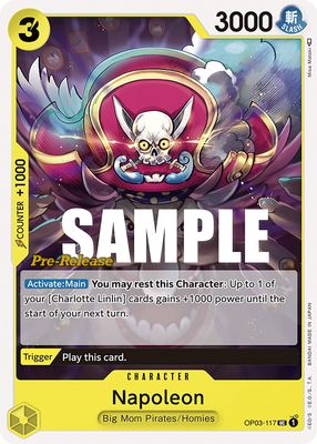 Napoleon OP03-117 card