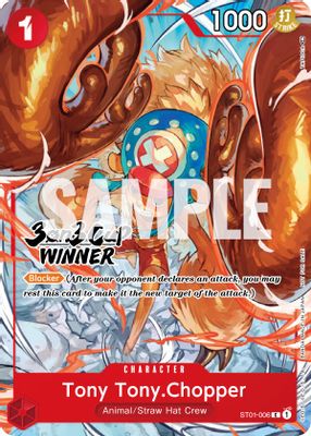 Tony Tony.Chopper ST01-006 card