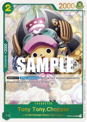 Tony Tony.Chopper OP02-034 card