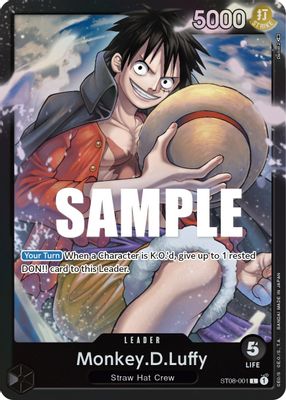 Monkey.D.Luffy ST08-001 card