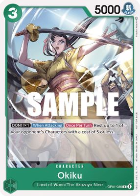 Okiku OP01-035 card