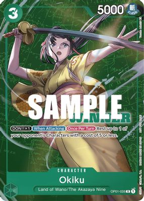 Okiku OP01-035 card