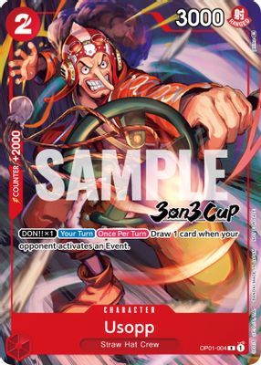 Usopp OP01-004 card