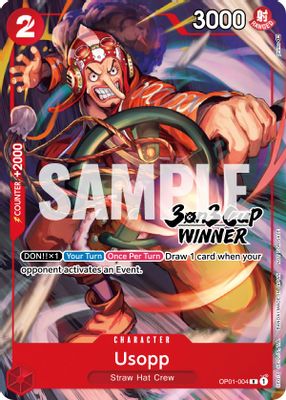 Usopp OP01-004 card