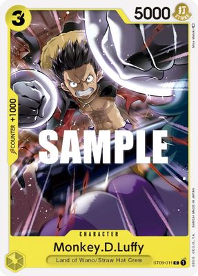 Monkey.D.Luffy ST09-011 card