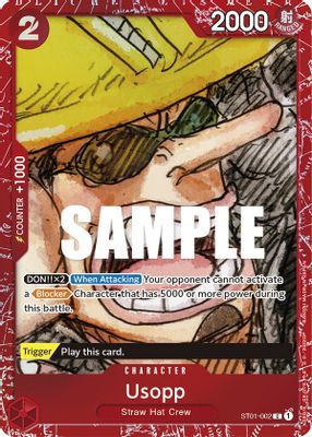 Usopp ST01-002 card