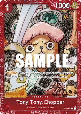Tony Tony.Chopper ST01-006 card
