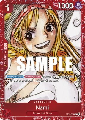 Nami ST01-007 card