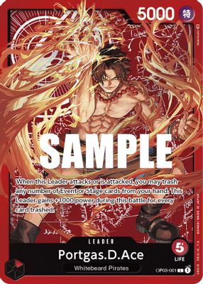 Portgas.D.Ace OP03-001 card