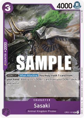 Sasaki OP01-101 card