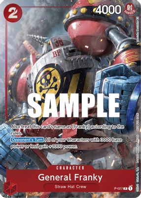 General Franky P-027 card