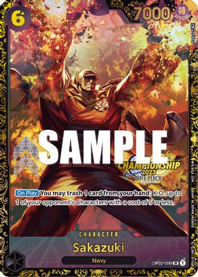 Sakazuki OP02-099 card
