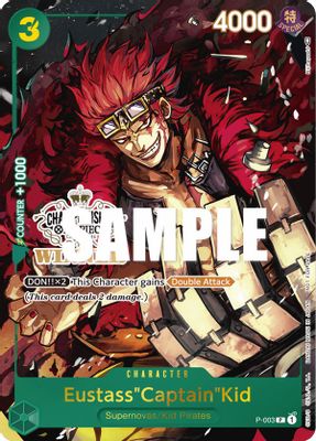 Eustass"Captain"Kid P-003 card