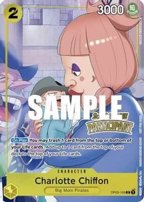 Charlotte Chiffon OP03-109 card