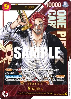 Shanks OP01-120 card