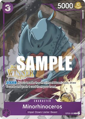 Minorhinoceros OP03-069 card