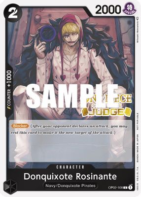 Donquixote Rosinante OP02-108 card
