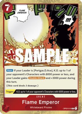 Flame Emperor OP03-016 card