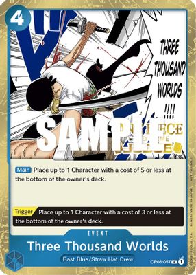 Three Thousand Worlds OP03-057 card