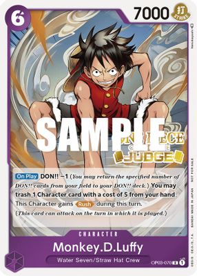 Monkey.D.Luffy OP03-070 card