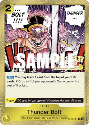 Thunder Bolt OP03-121 card