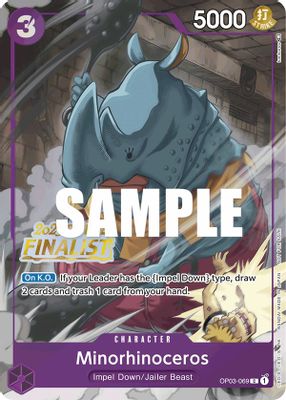 Minorhinoceros OP03-069 card