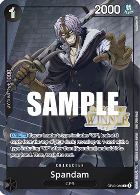 Spandam OP03-086 card