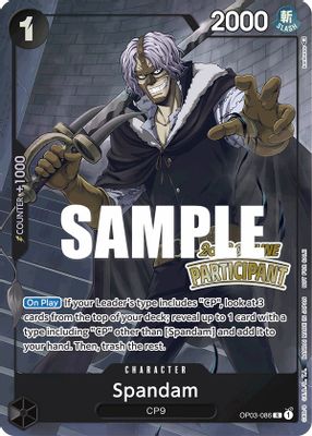 Spandam OP03-086 card