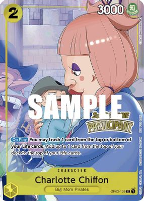 Charlotte Chiffon OP03-109 card