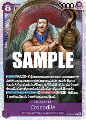 Crocodile OP04-060 card