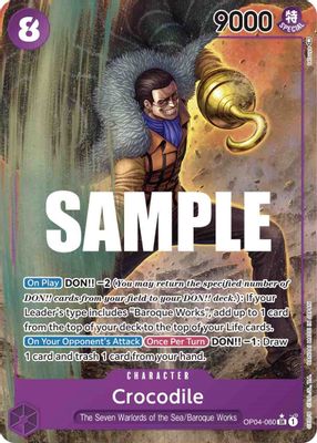 Crocodile OP04-060 card