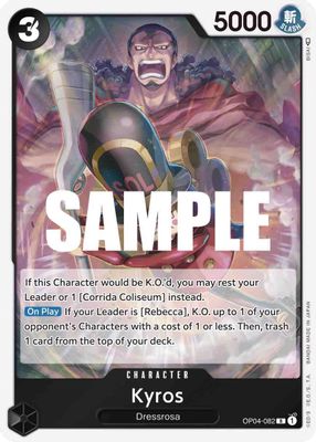 Kyros OP04-082 card