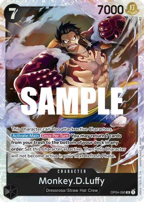 Monkey.D.Luffy OP04-090 card