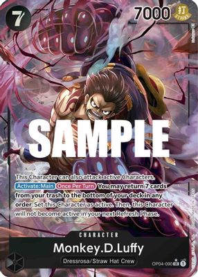 Monkey.D.Luffy OP04-090 card