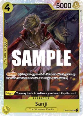 Sanji OP04-104 card
