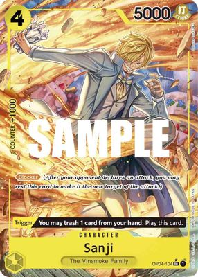 Sanji OP04-104 card