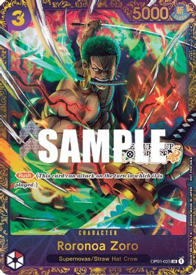 Roronoa Zoro OP01-025 card